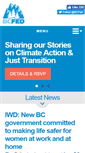 Mobile Screenshot of bcfed.ca